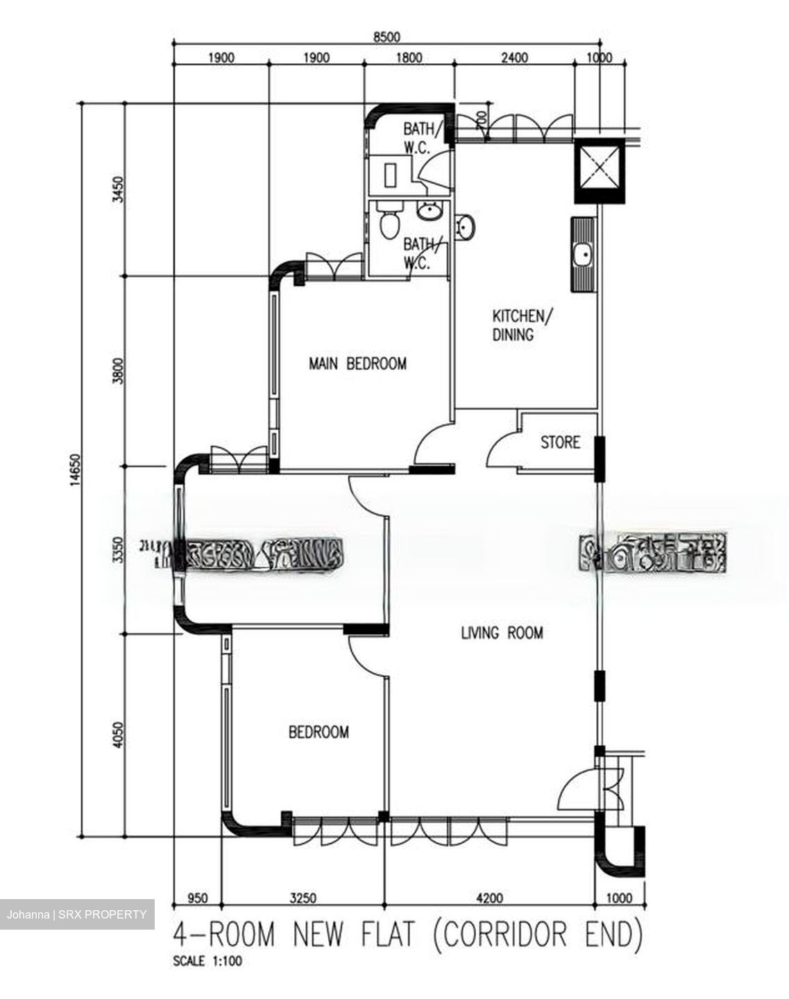 Blk 308 Hougang Avenue 5 (Hougang), HDB 4 Rooms #462664961